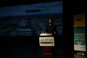 گزارش تصویری نهمین رویداد صبح خلاق تهران با سخنرانی رضا غیابی