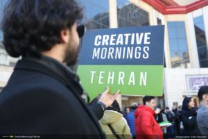 گزارش تصویری بیست و یکمین رویداد صبح خلاق تهران با سخنرانی علی دهباشی