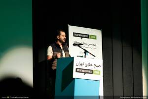 گزارش تصویری پانزدهمین رویداد صبح خلاق تهران با سخنرانی امیرحسین ماحوزی و اهدای جایزه امید شهر به سروش صلواتیان