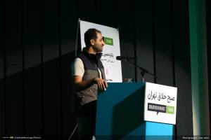 گزارش تصویری پانزدهمین رویداد صبح خلاق تهران با سخنرانی امیرحسین ماحوزی و اهدای جایزه امید شهر به سروش صلواتیان