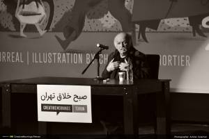 گزارش تصویری شانزدهمین رویداد صبح خلاق تهران با سخنرانی استاد علی اکبر صادقی