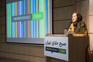 گزارش تصویری سومین رویداد صبح خلاق تهران با سخنرانی لیلا قاسم‌زاده در سالن همایش کانون زبان پارسی بنیاد موقوفات افشار برگزار شد