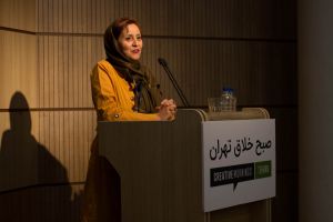 گزارش تصویری سومین رویداد صبح خلاق تهران با سخنرانی لیلا قاسم‌زاده در سالن همایش کانون زبان پارسی بنیاد موقوفات افشار برگزار شد